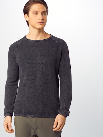 Key Largo Regular Fit Pullover 'Thomas' in Grau: predná strana