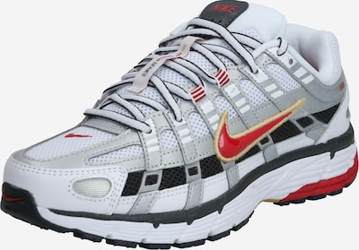 Nike Sportswear Sneakers laag 'P-6000' in de kleur Rood / Zwart / Zilver / Wit, Productweergave