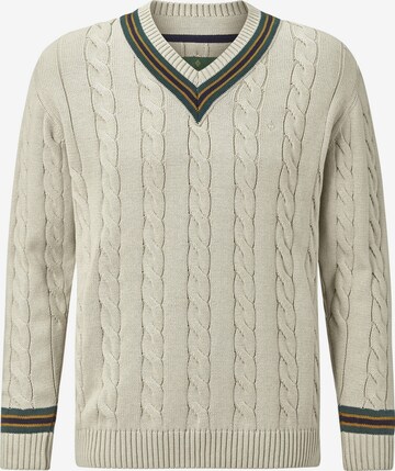 Charles Colby Sweater 'Duke Ronald' in Beige: front