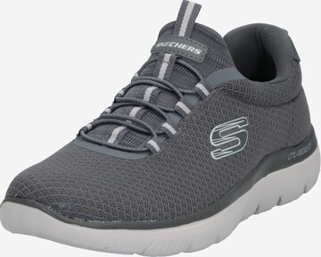 SKECHERS Slip-ons 'Summits' in Grijs: voorkant