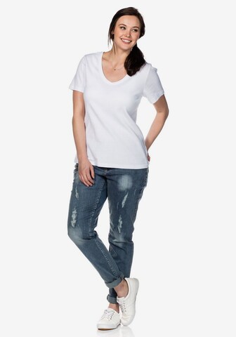 T-shirt SHEEGO en blanc