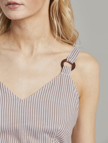TOM TAILOR Kleid in Braun