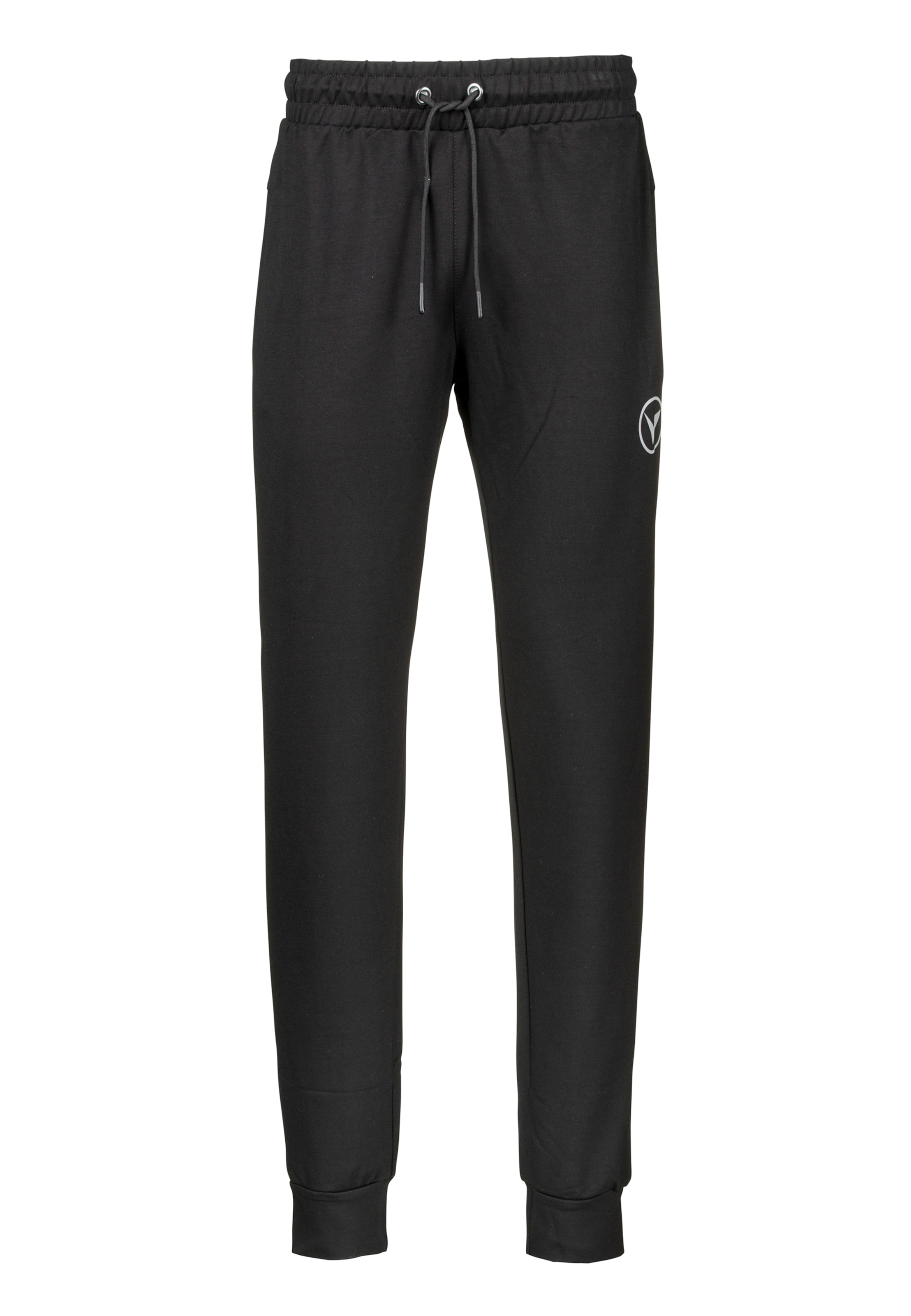 Virtus Sweatpants in Schwarz: Vorderseite