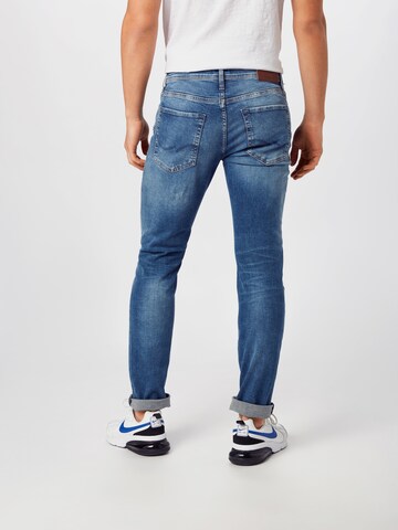JACK & JONES Skinny Džíny 'Glenn' – modrá
