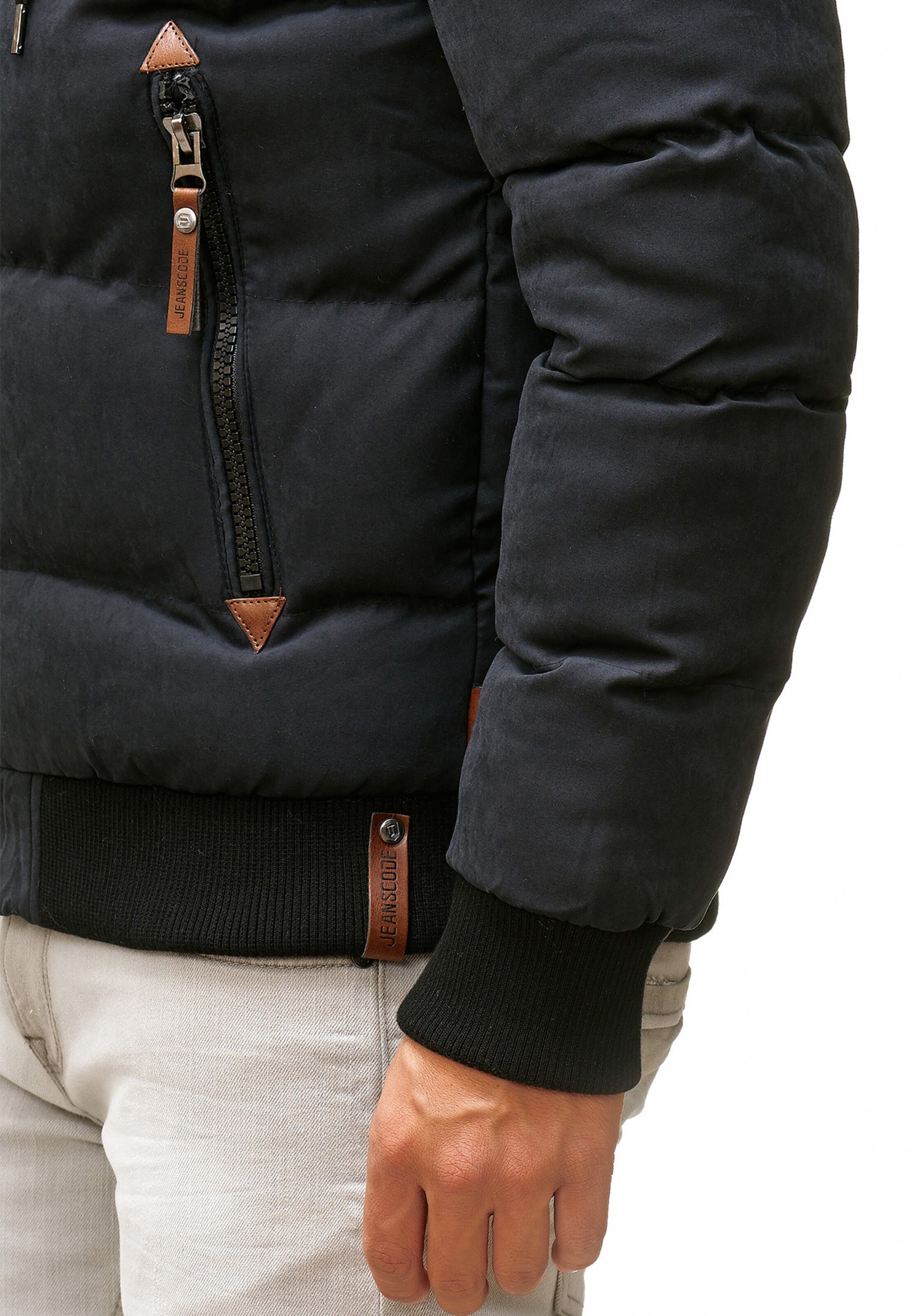 INDICODE JEANS Jacke 'Adeline' in Schwarz