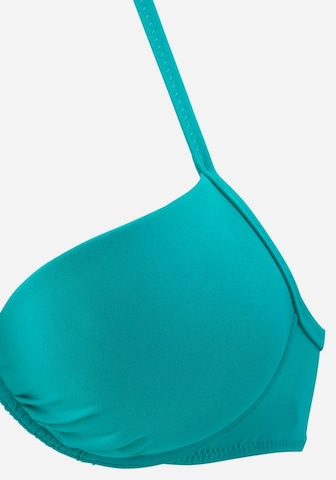 BUFFALO Normalny krój Góra bikini w kolorze niebieski
