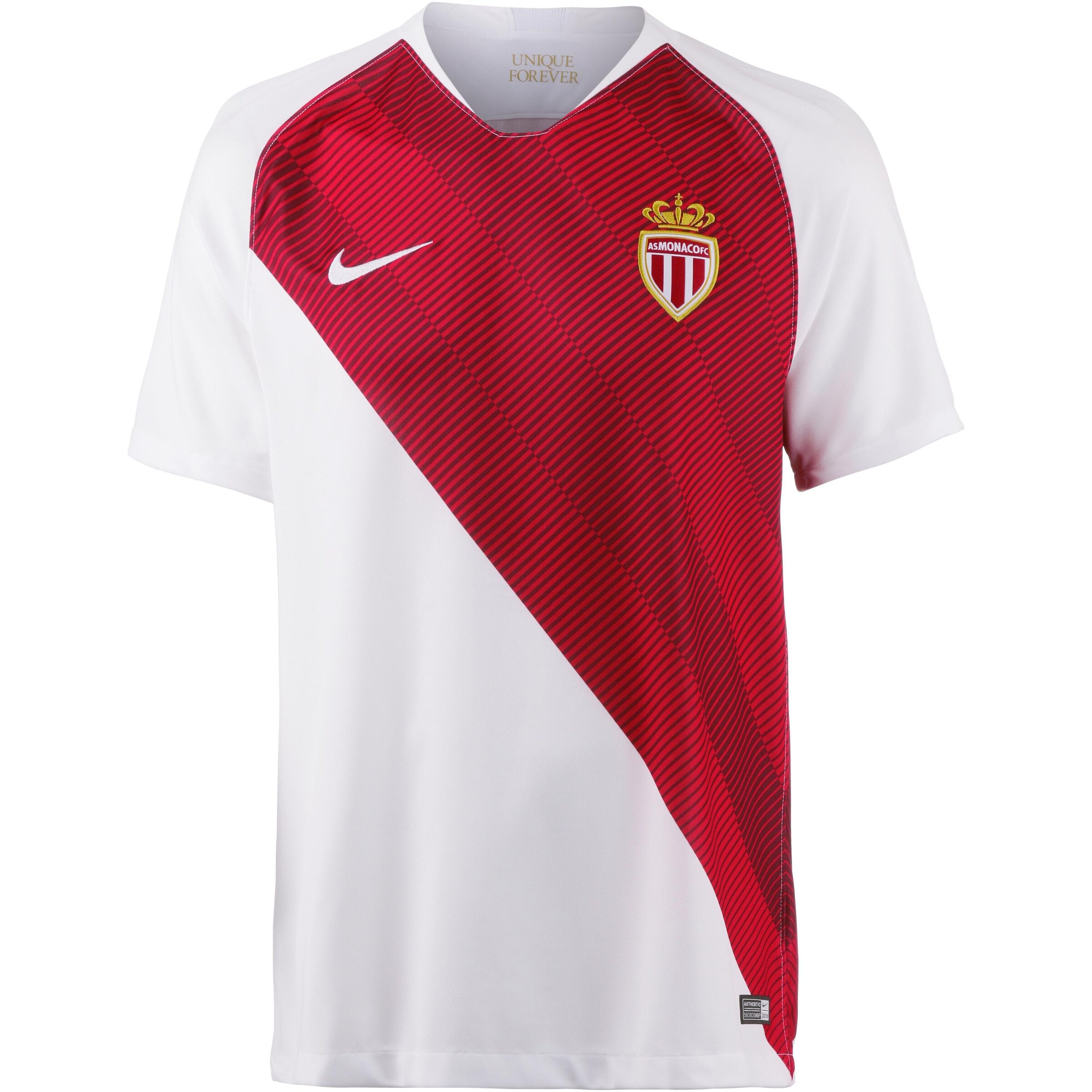 NIKE - Fußballtrikot 'AS Monaco 18/19 Heim' in merlot