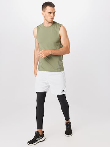 ADIDAS SPORTSWEAR Regular Workout Pants 'PARMA 16' in White