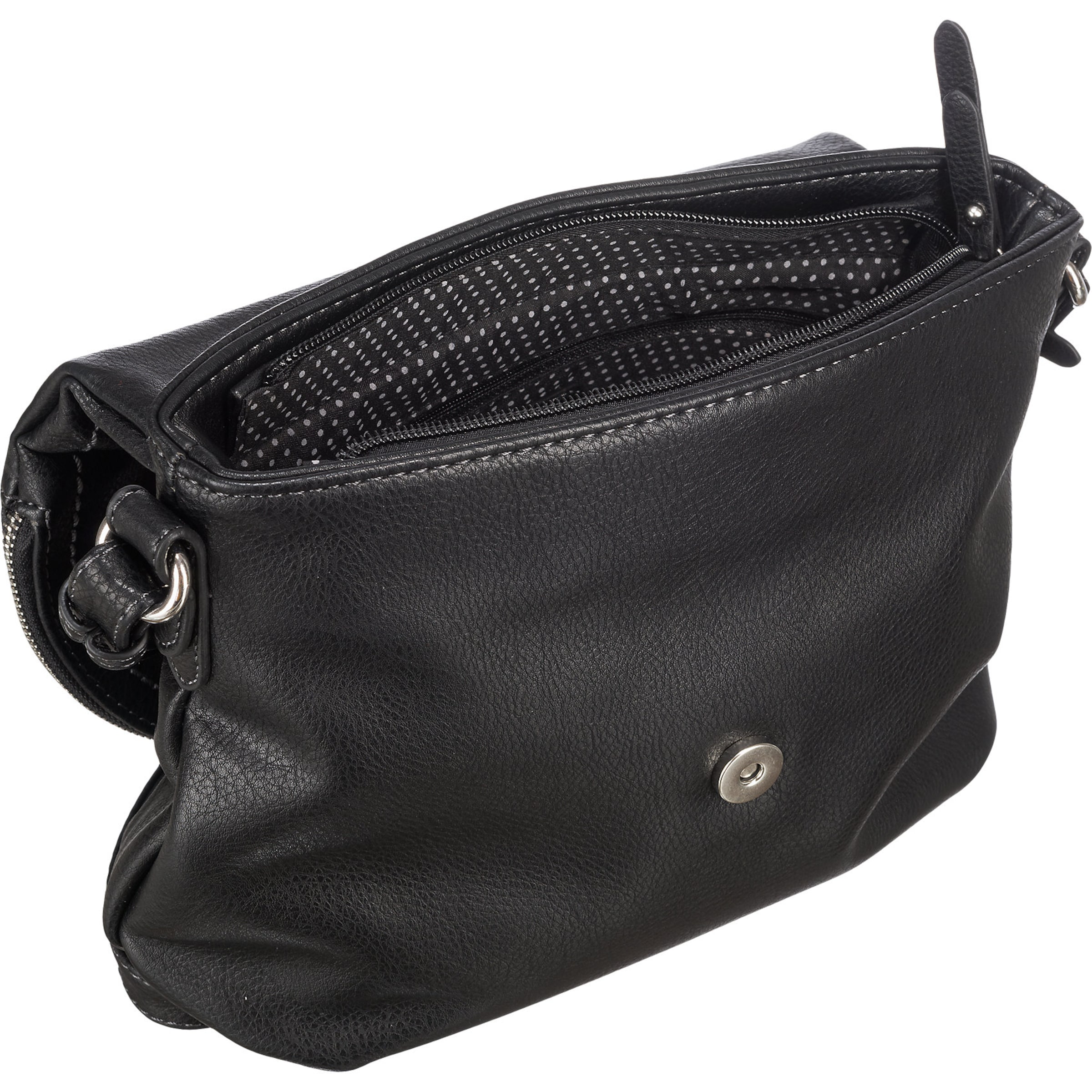 Geantă de umăr 'Lari' de la TOM TAILOR pe negru