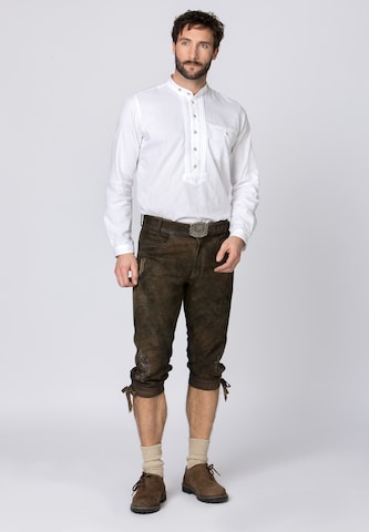 STOCKERPOINT Regular Traditional Pants 'Sigmar' in Brown: front