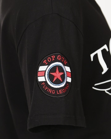 TOP GUN Shirt 'Hyper' in Black