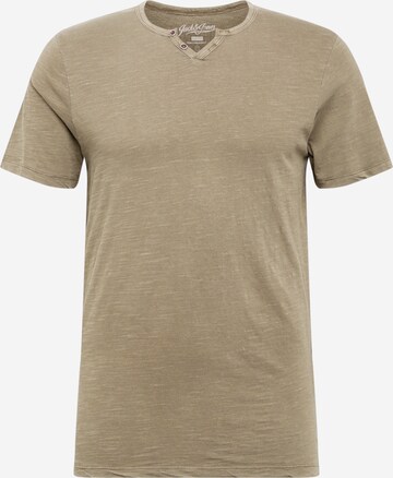 JACK & JONES Bluser & t-shirts 'Split' i grøn: forside