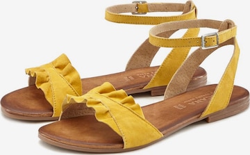Sandales à lanières LASCANA en jaune