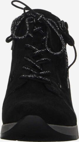 WALDLÄUFER Lace-Up Ankle Boots in Black