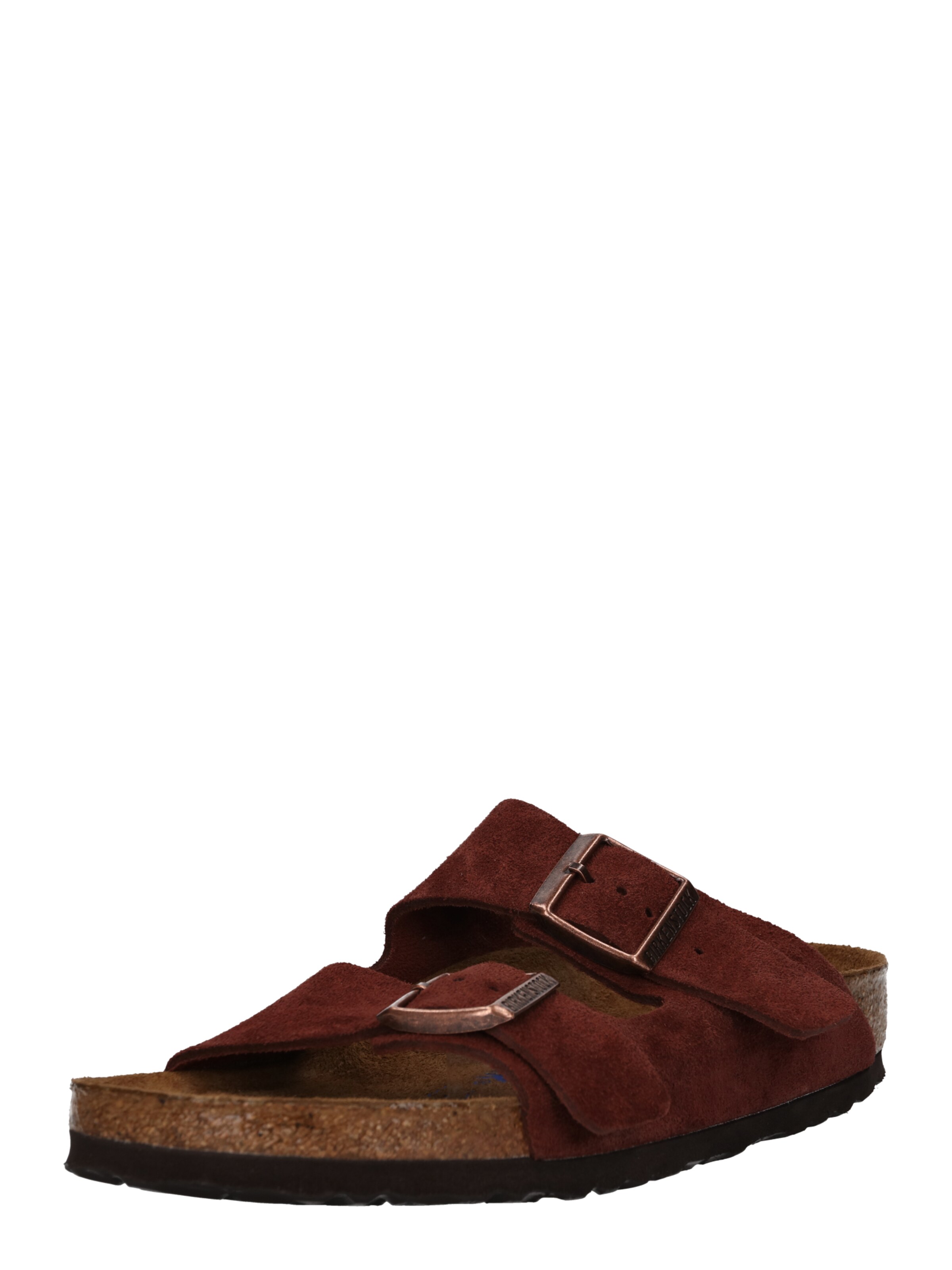 Saboți 'Arizona' de la BIRKENSTOCK pe roșu: față