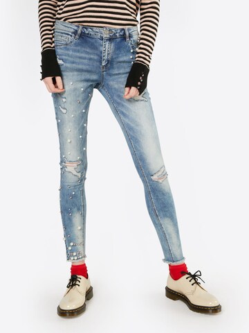 ONLY Skinny Jeans 'Kendell' in Blauw: voorkant