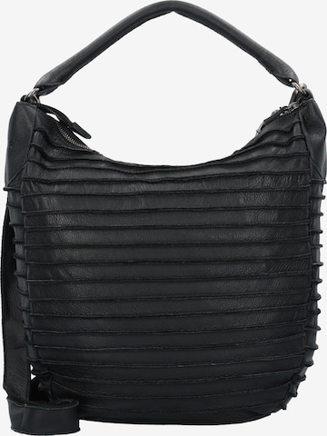 FREDsBRUDER Shoulder Bag 'Riffeltier S' in Black: front