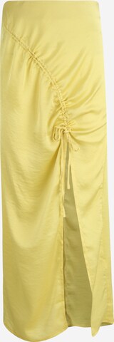 Missguided Tall Skirt in Yellow: front