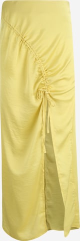 Jupe Missguided Tall en jaune : devant