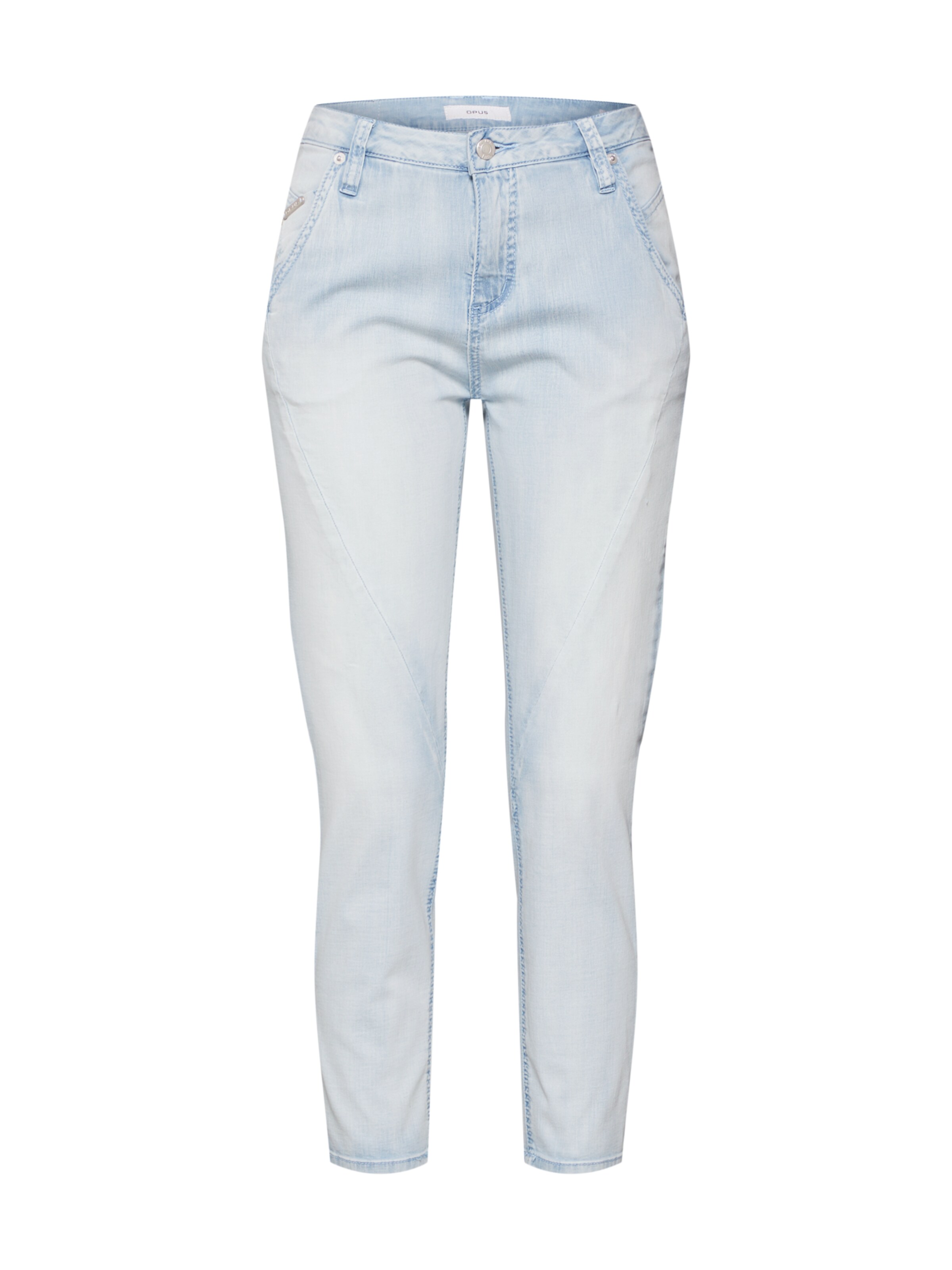 OPUS - Jeans 'Letty 7/8 light blue ROS' in de kleur Blauw denim