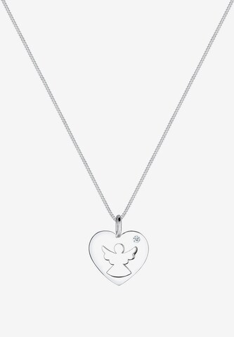 Elli DIAMONDS Ketting 'Engel, Herz' in Wit