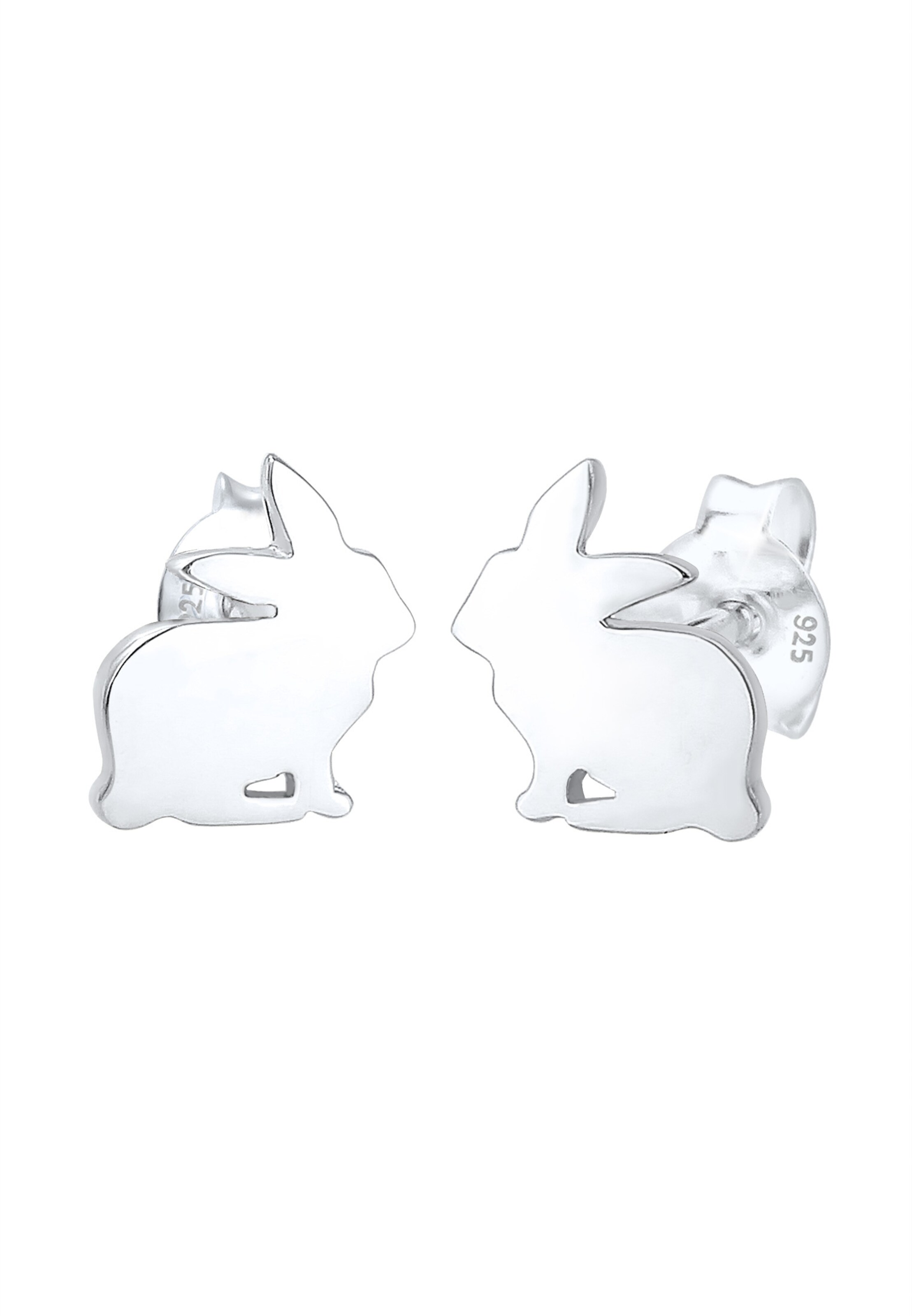 ELLI Ohrringe 'Hase' in Silber