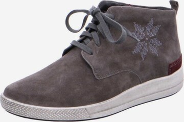 Ganter Lace-Up Ankle Boots in Grey: front