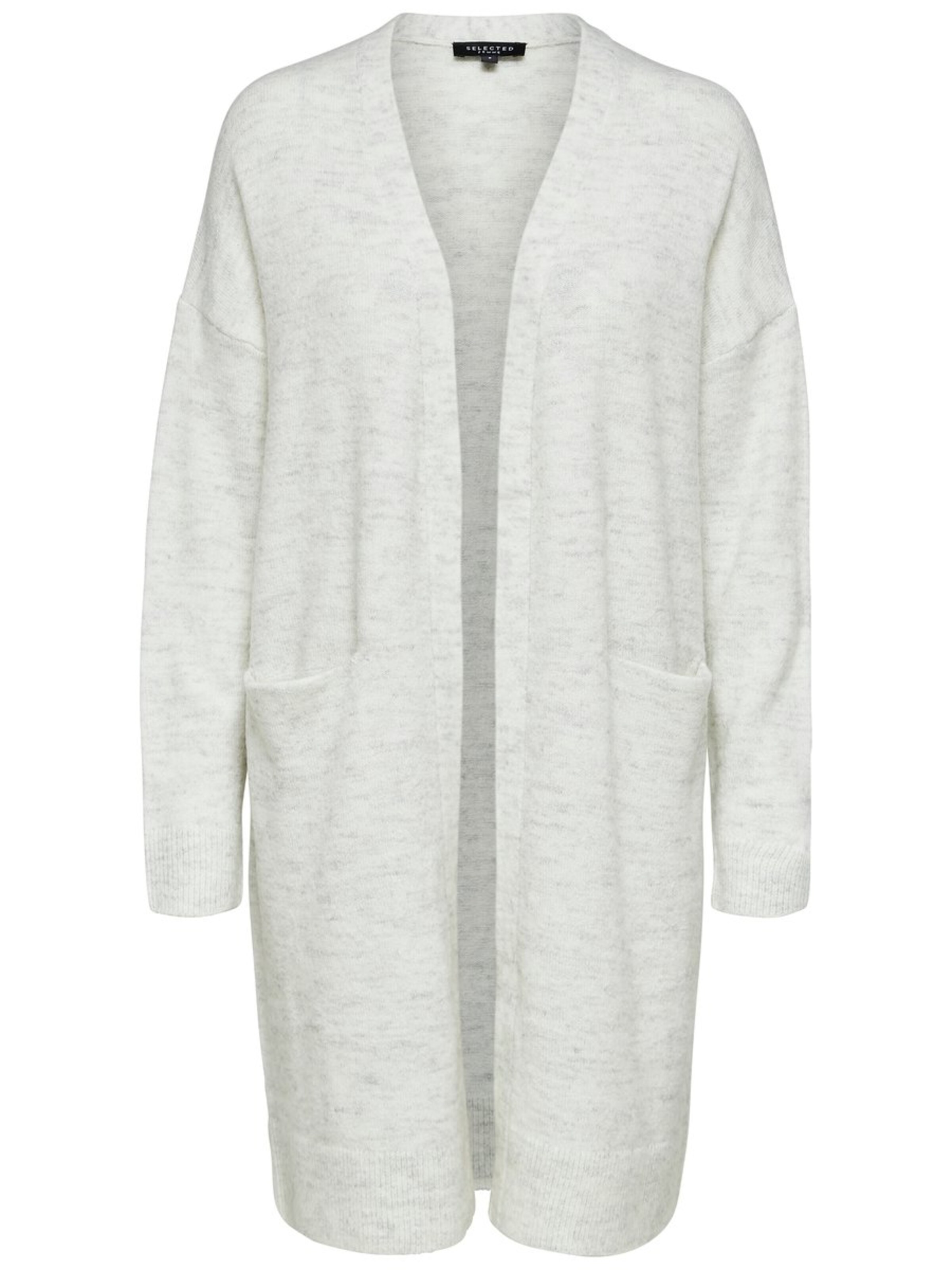 SELECTED FEMME - Gebreid vest in de kleur Lichtgrijs