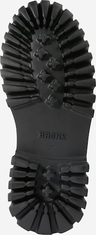 BRONX Ниски ботуши с връзки 'GROOV-Y' в черно