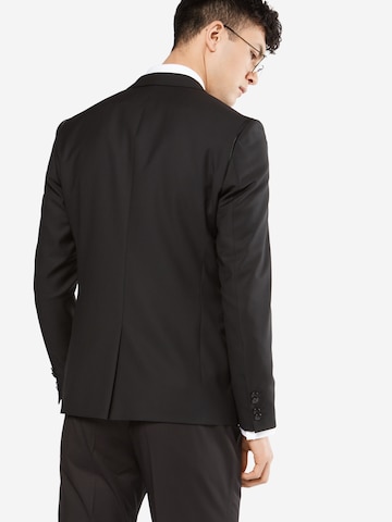 HUGO Red Slim fit Business Blazer 'Arwet' in Black: back