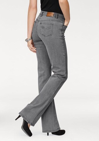 ARIZONA Bootcut Bootcut-Jeans 'Comfort-Fit' in Grau