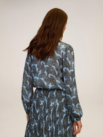 MANGO Blouse 'Deno' in Blauw
