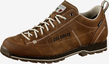 Dolomite Athletic Lace-Up Shoes in Brown: front