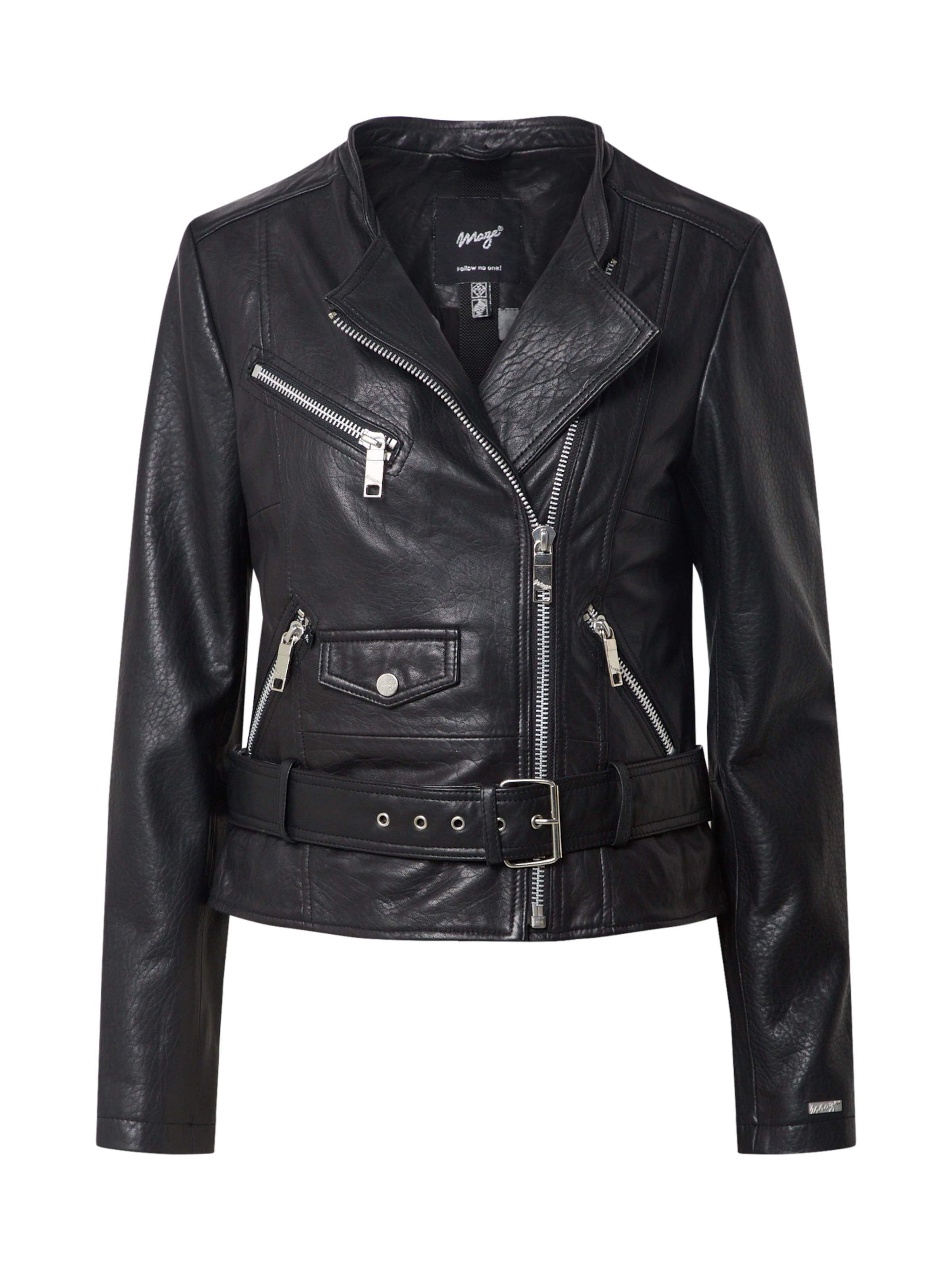 Maze Jacke 'Tioga' in Schwarz: Vorderseite