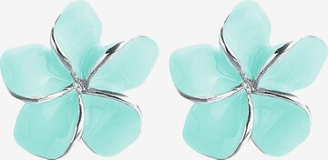 ELLI Earrings 'Frangipani Blüte' in Blue