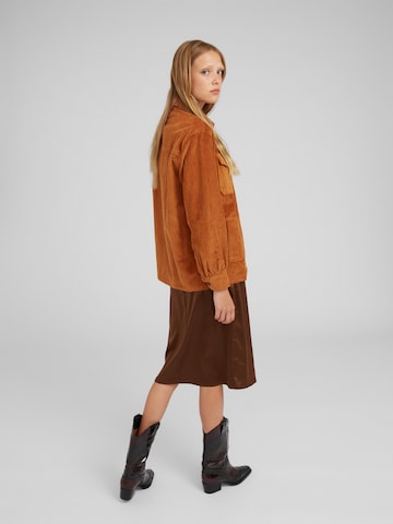 EDITED Skirt 'Nathan' in Brown: back