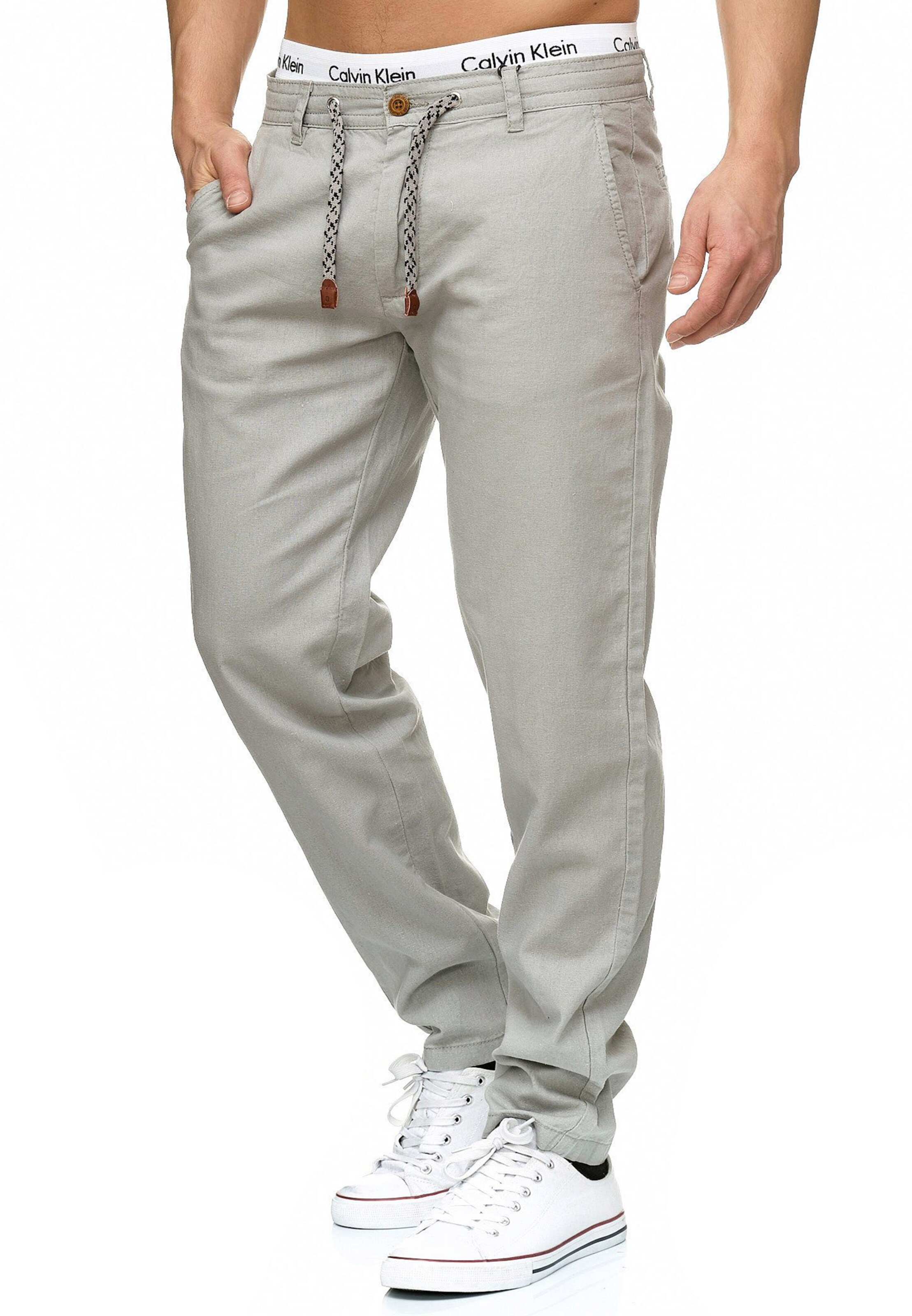 INDICODE JEANS Regular Chino 'Veneto' in Grijs