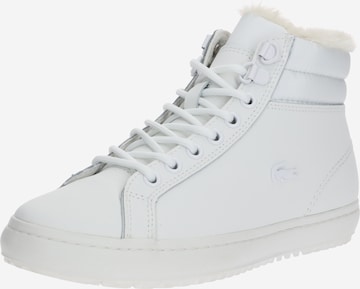 LACOSTE High-top trainers in White: front