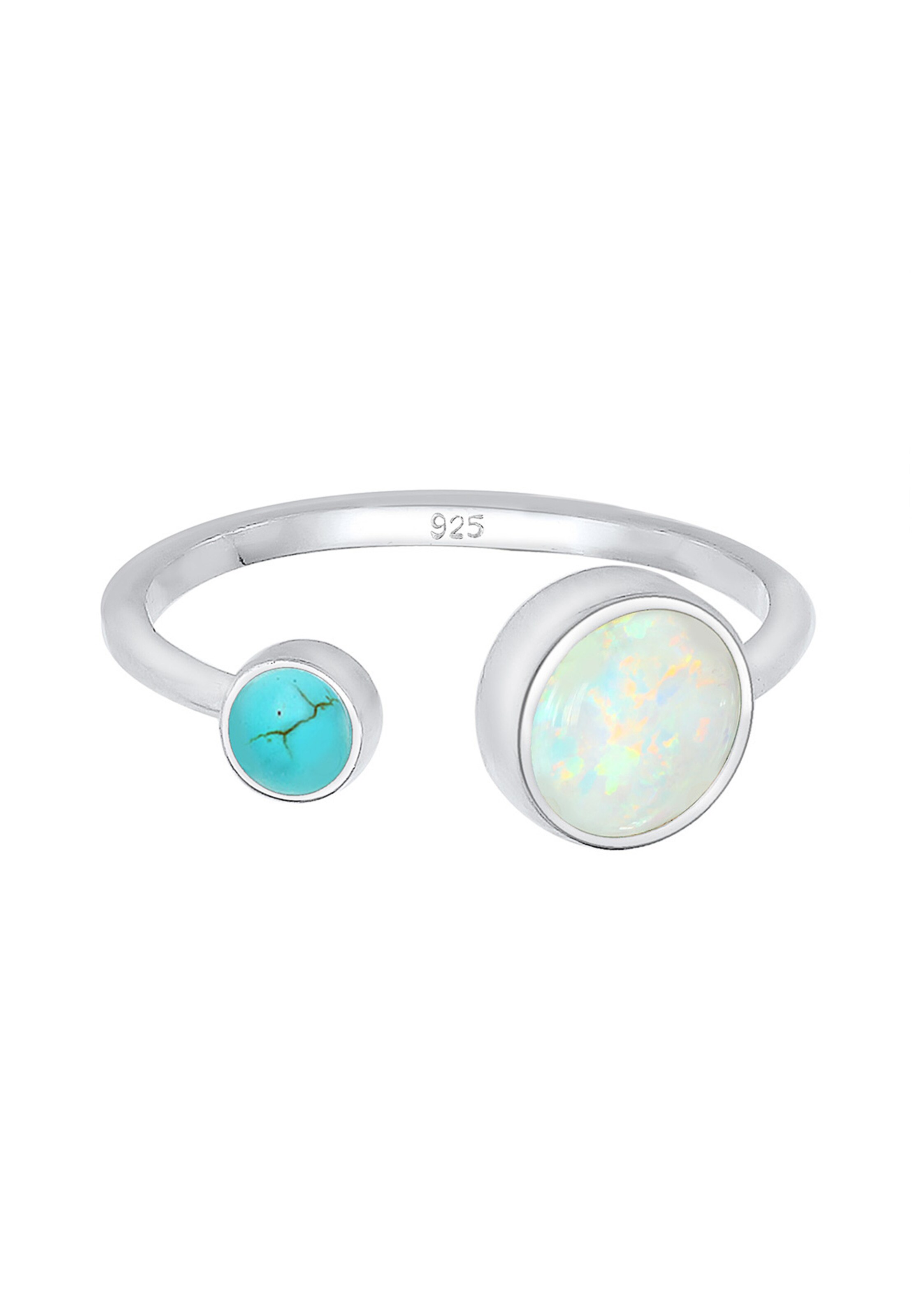ELLI Ring 'Opal' in Silver
