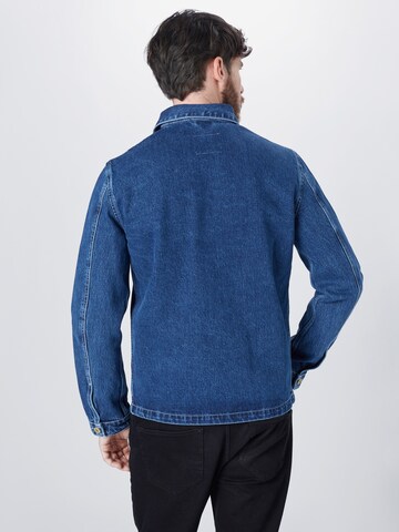 JACK & JONESRegular Fit Prijelazna jakna 'LUCAS' - plava boja