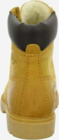 PANAMA JACK Lace-Up Ankle Boots in Yellow