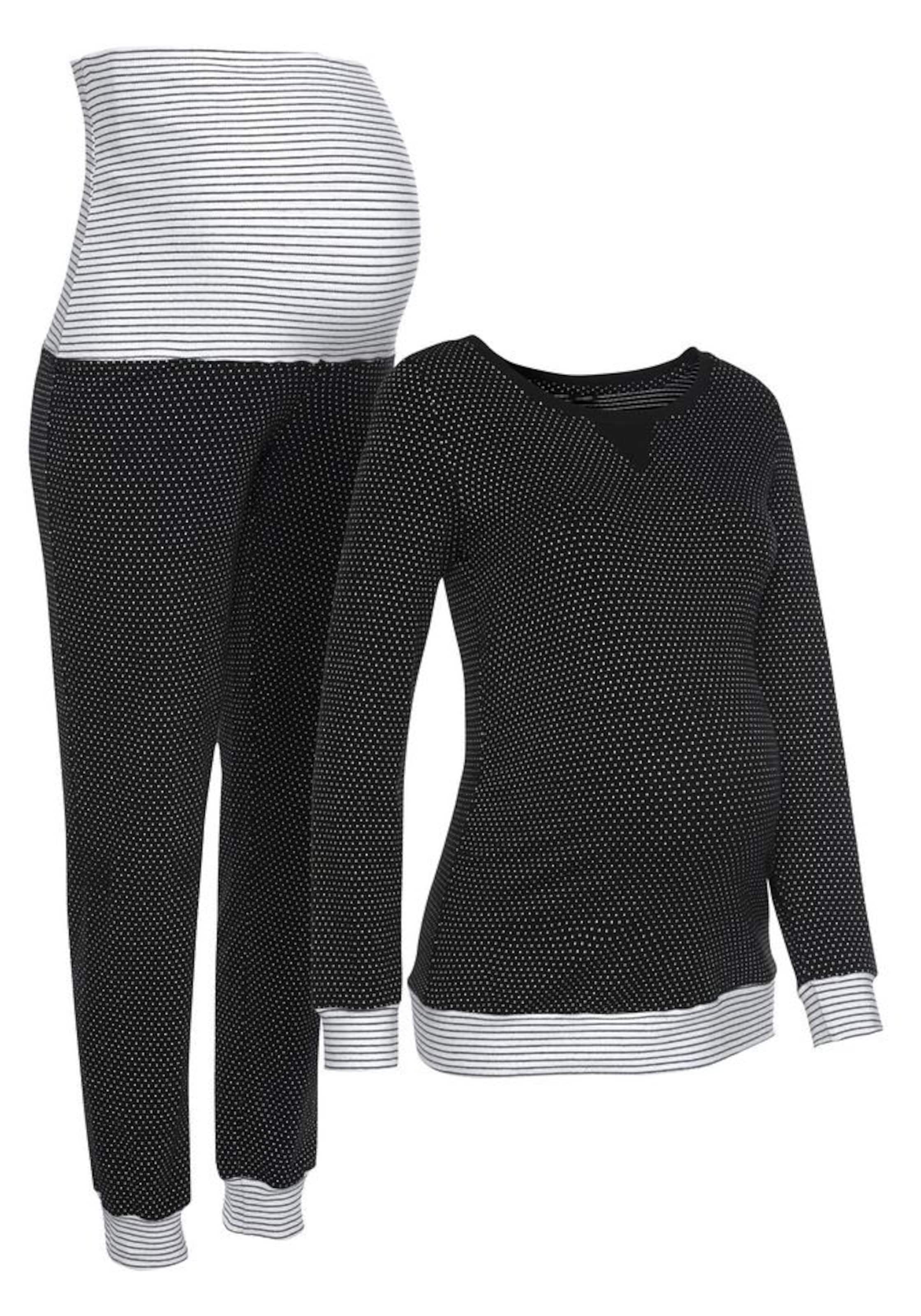 VIVANCE Pajama in Black: front