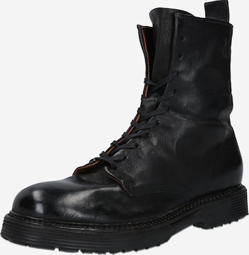 A.S.98 Schnürboots in Schwarz: predná strana