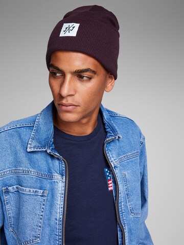 Bonnet JACK & JONES en rouge