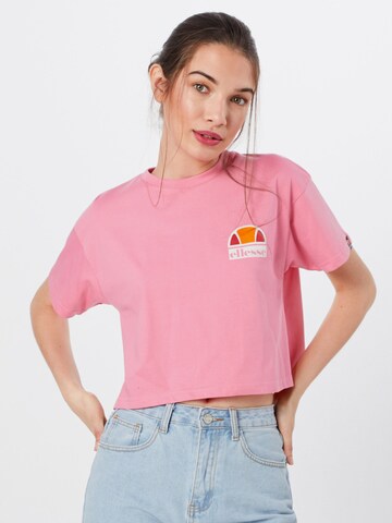 ELLESSE Shirt 'MANILA' in Pink: front