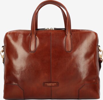 The Bridge Document Bag in Brown: front