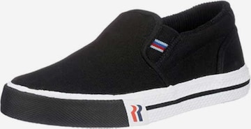 ROMIKA Slip-Ons in Black: front