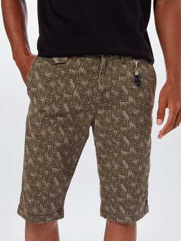 Regular Pantalon chino TOM TAILOR en vert