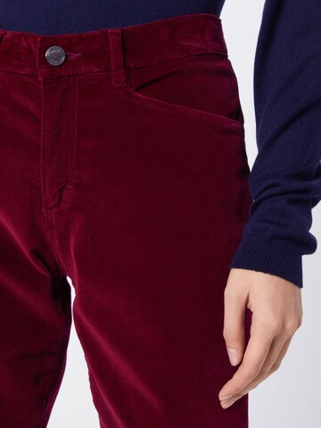 BRAX Slimfit Broek 'Shakira' in Rood