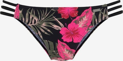 LASCANA Bas de bikini en rose / noir, Vue avec produit